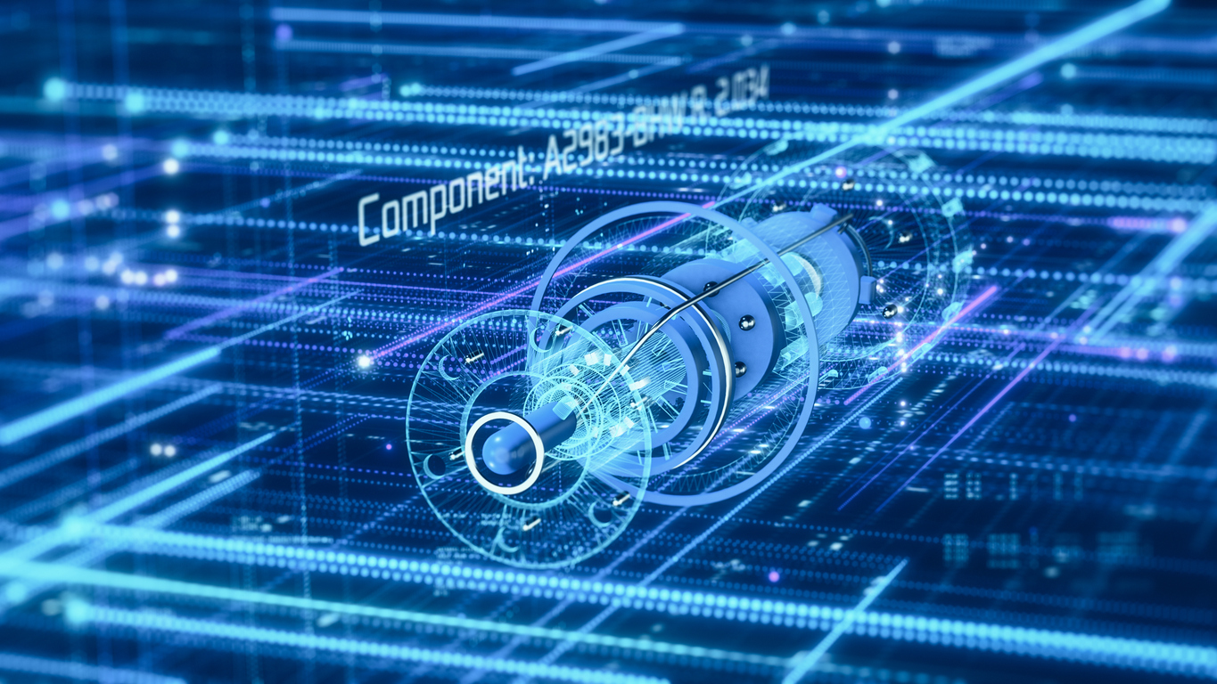 computer aided design futuristic interface